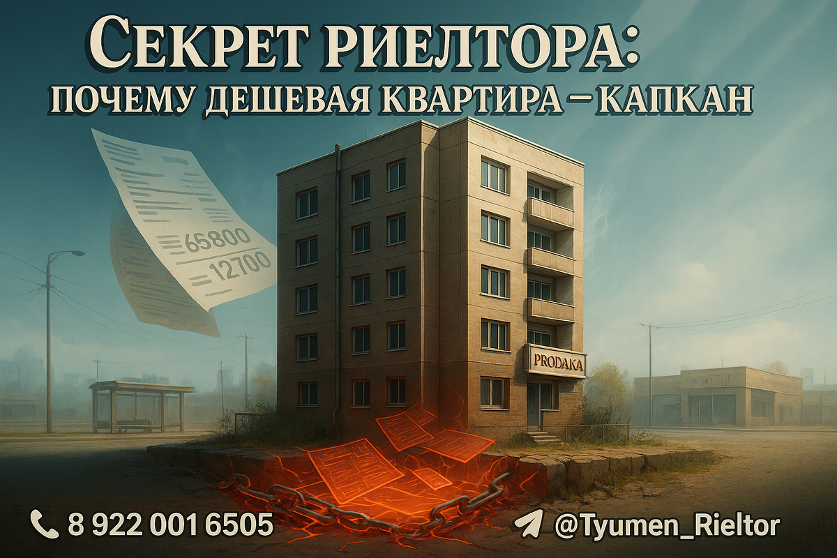    Секрет риелтора: почему дешевая квартира – капкан. Святослав Шакин