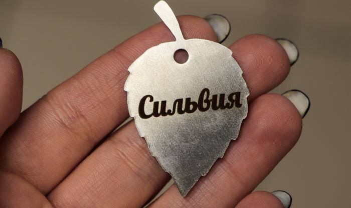 Изготовление адресника для собаки с нуля: лазерная резка и гравировка