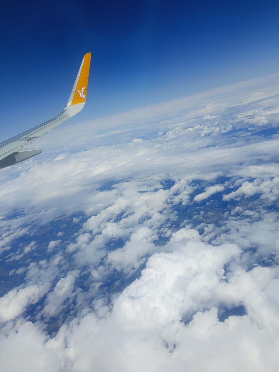 Из окна самолета