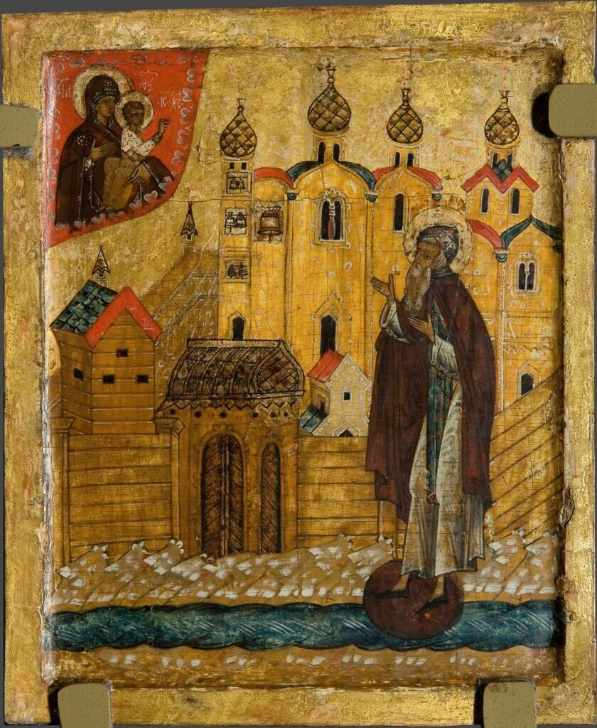 Икона преподобного Антония Римлянина.
Третьяковская галерея