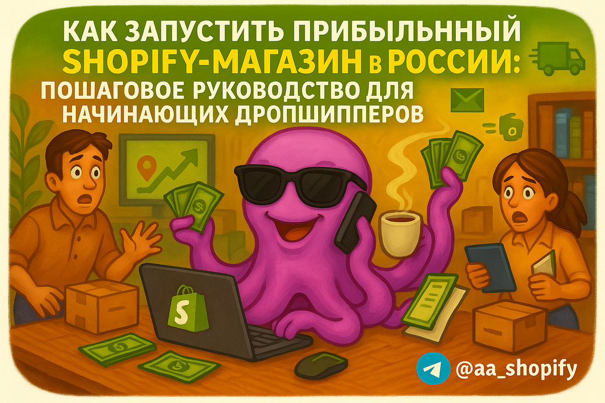    Как запустить прибыльный Shopify-магазин в России: пошаговое руководство для начинающих дропшипперов aa_ecom