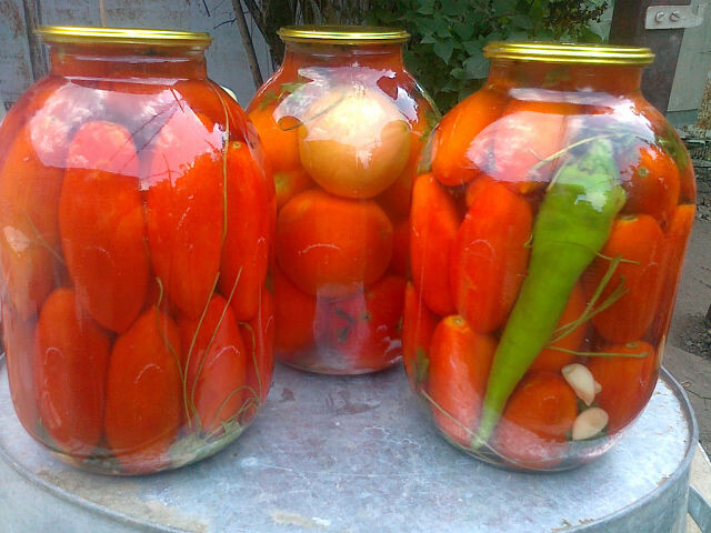 Заготовка овощей на зиму