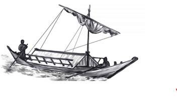 Рис. 1. Дощаник - судно 17 века