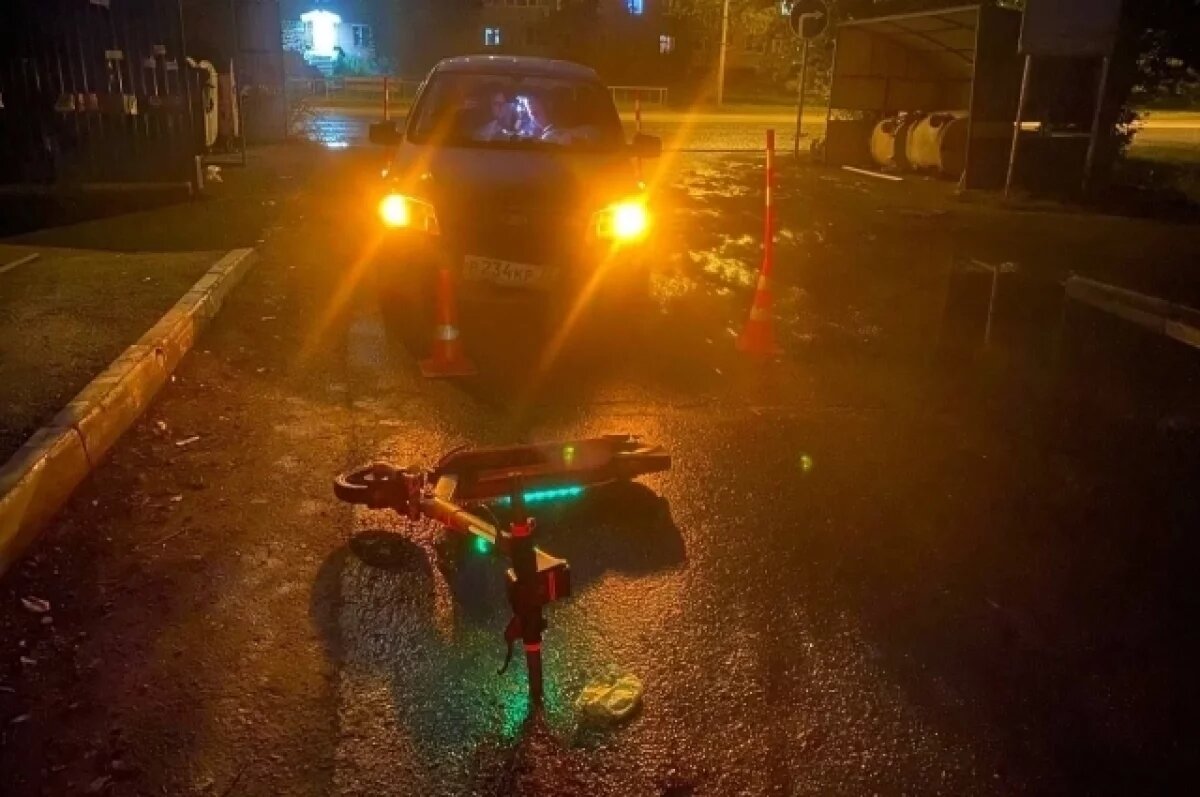    В Тюмени в один день произошло два ДТП с подростками на самокатах