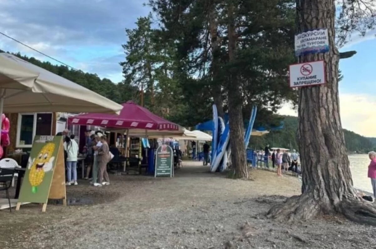    Бизнесменов наказали штрафами за торговлю едой на берегу Тургояка