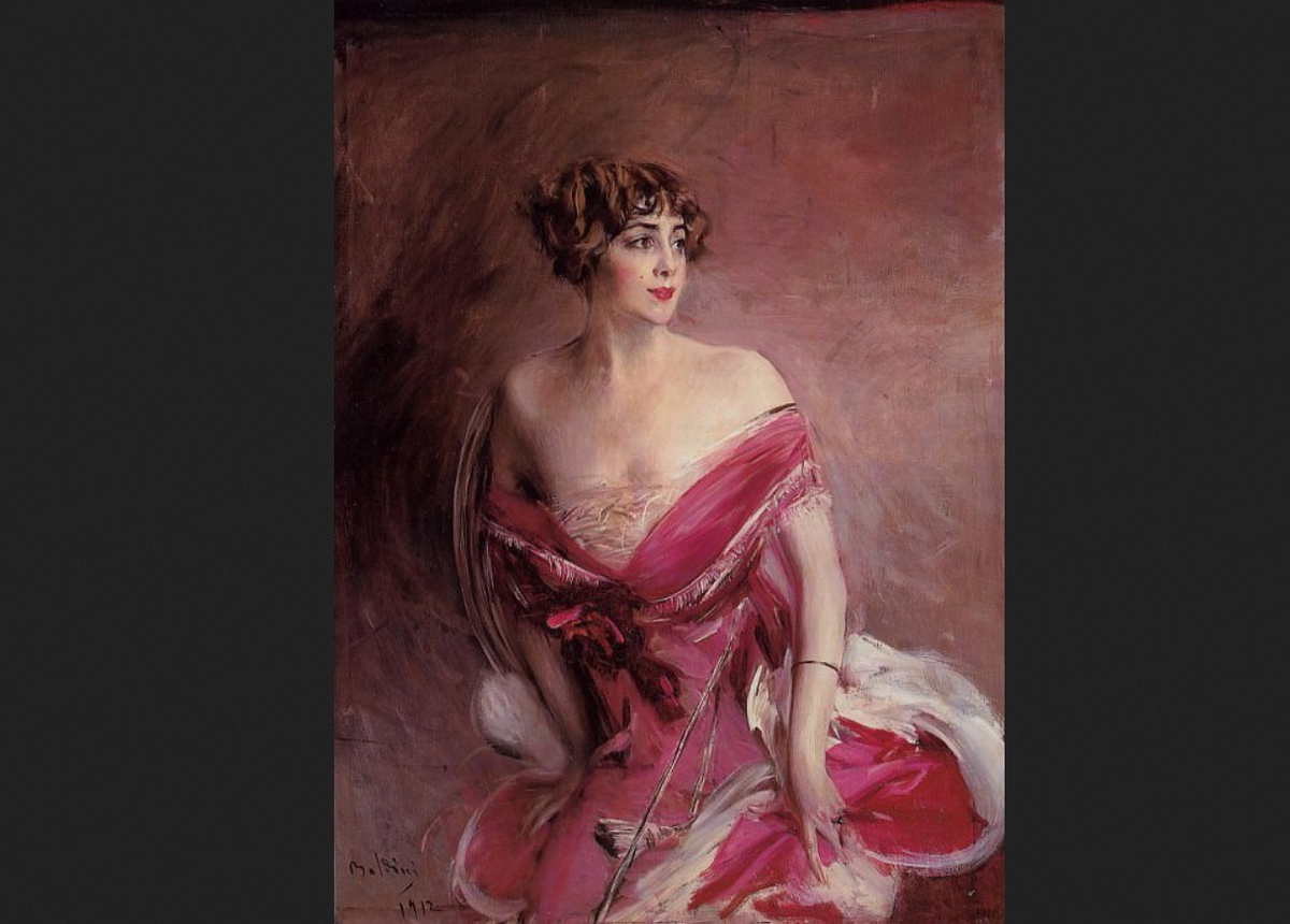 Джованни Больдини. "Портрет мадмуазель де Гиллеспи – госпожи де Биарриц"