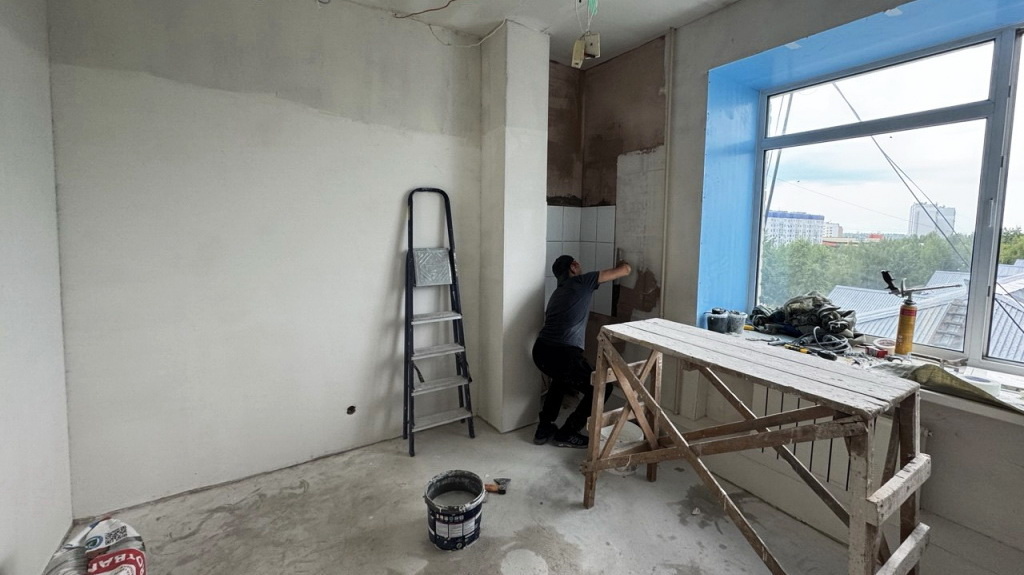    Нижневартовская поликлиника №1 готовится к завершению ремонта