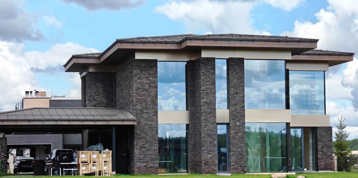 Дом «Дюны» построенный из блок "ГРАС".