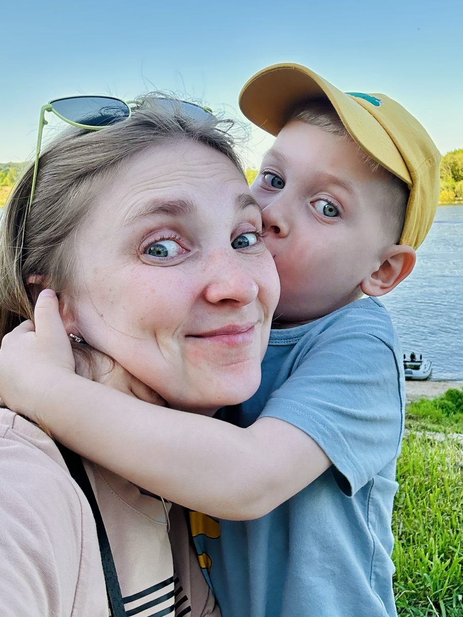 Мы с любимкой этим летом в Тарусе.