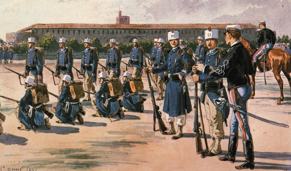 2-й пехотный полк "Бригада Кремоны" (1879 год).