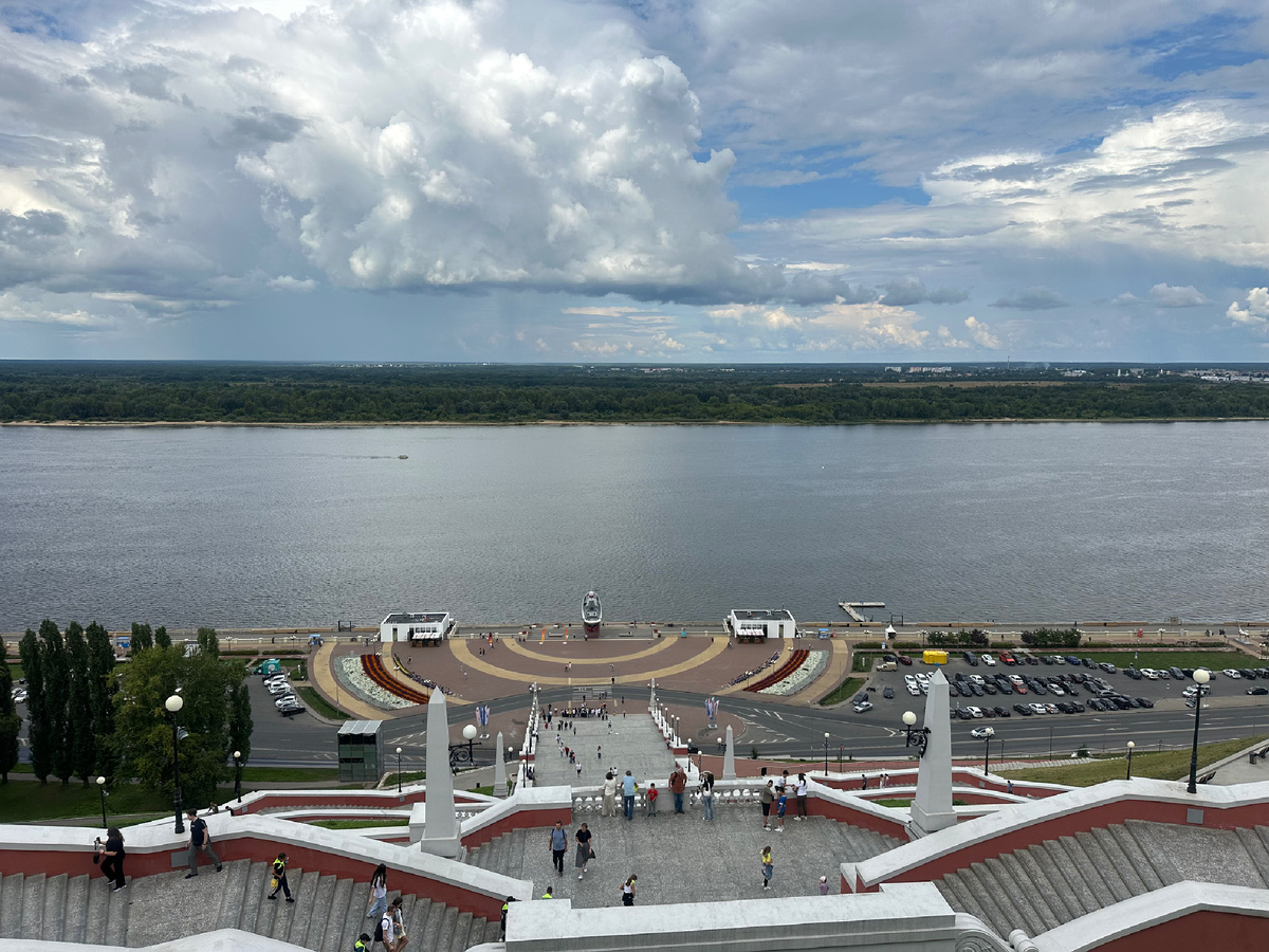 Обзорный вид на Волгу