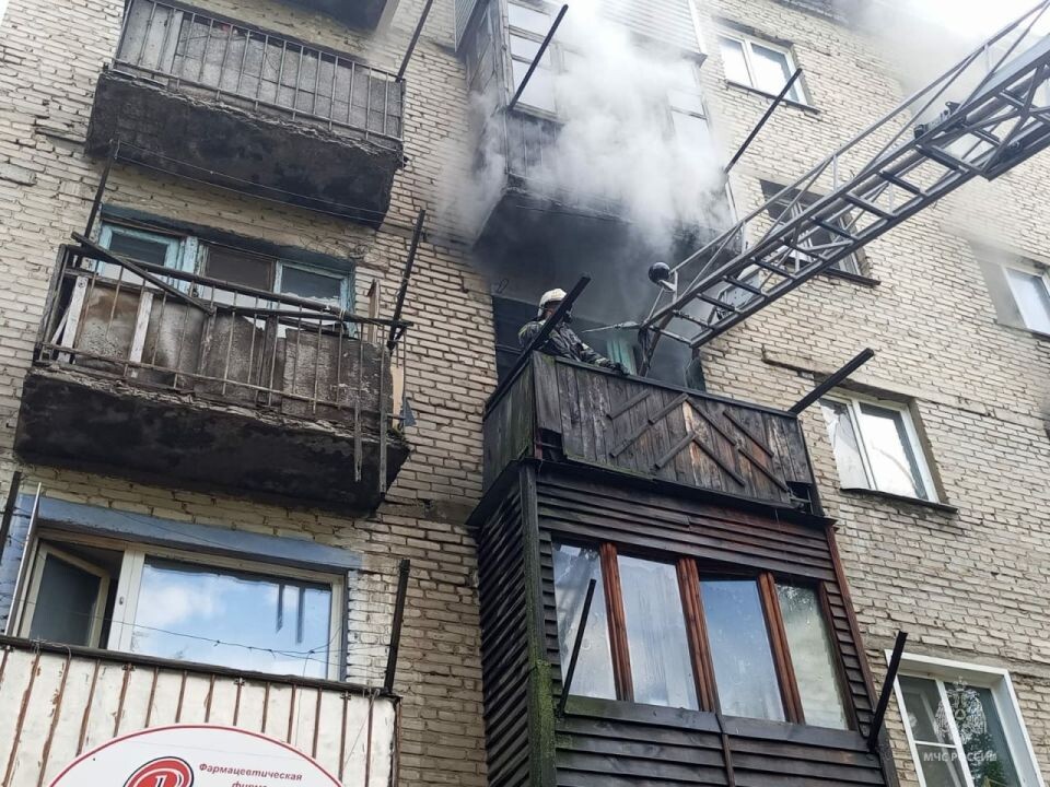    Пожар в Рубцовске. Источник: ГУ МЧС по Алтайскому краю