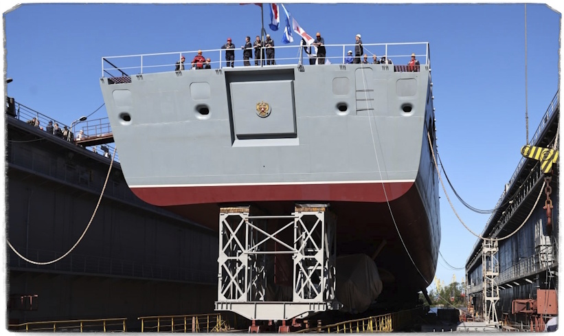 Источник: ОСК. Спуск на воду "Адмирала Амелько".