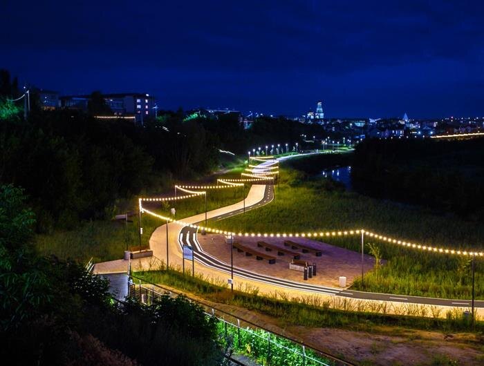    Набережная на р. Крымза в Сызрани. Фото - минэнергетики и ЖКХ Самарской области