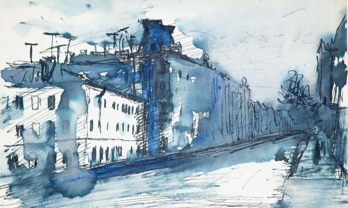 Фото: Георгий Траугот. «На Кронверкском». Конец 1950-х. Архив семьи Траугот