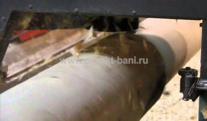 технология изготовления оцилиндрованного бревна