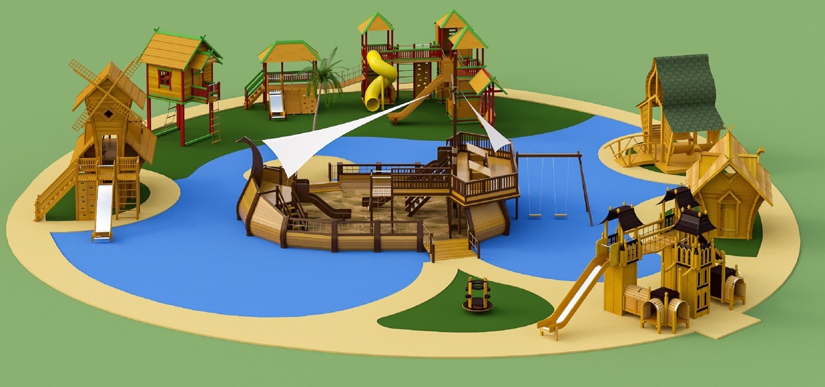 Детская площадка «Островок сокровищ» (ТМ «СвидЪ»)