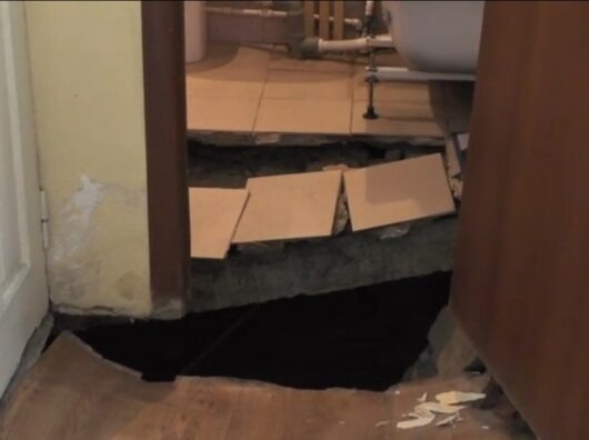    перекрытие плита Таганрог // фото: телеграм-канал Светлана Камбулова