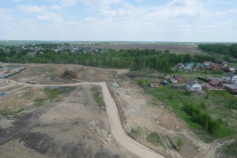    Южные Ворота-I . Участок под строительство. За лесом – участок под Южные Ворота-II, © РИА Томск. Никита Гольцов