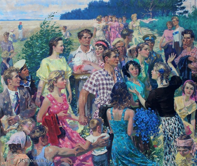 Работы советских художников. Часть 112