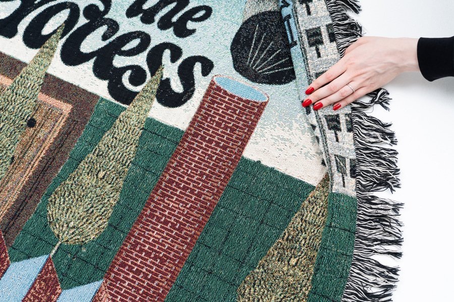 Фрагмент ковра Игоря Гуровича Enjoy The Process