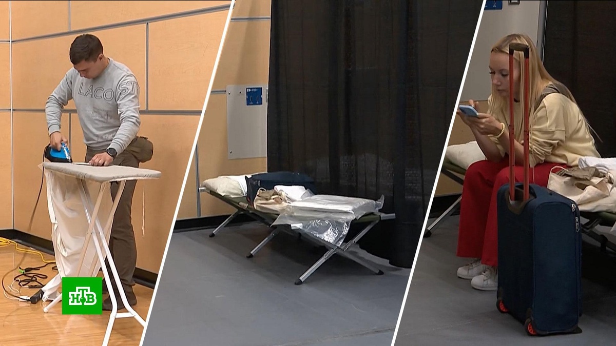    Четыре розетки на 60 человек: журналистов удивили условия размещения на Аляске