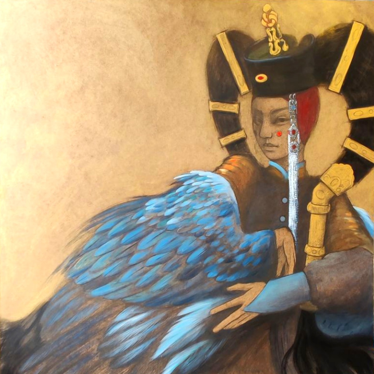 Галина Уждавини, Толи Ноган. Оргалит, смешанная техника, 2025