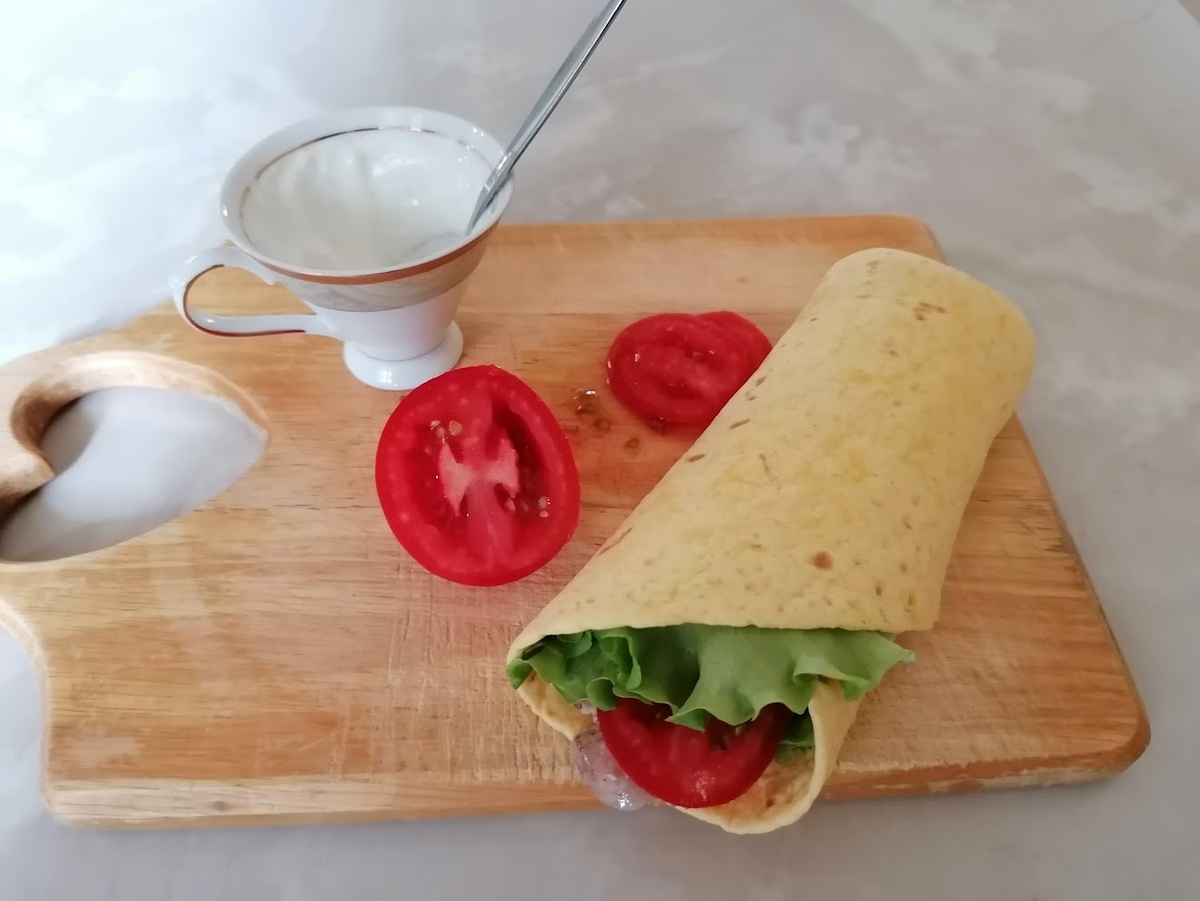 Симпатичный бутерброд, не находите?😋 Фото автора