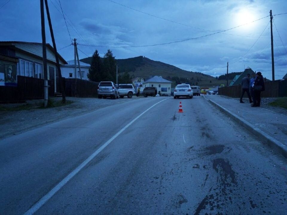    ДТП с двумя мотоциклами Racer в селе Улаган. Источник: МВД по Республике Алтай