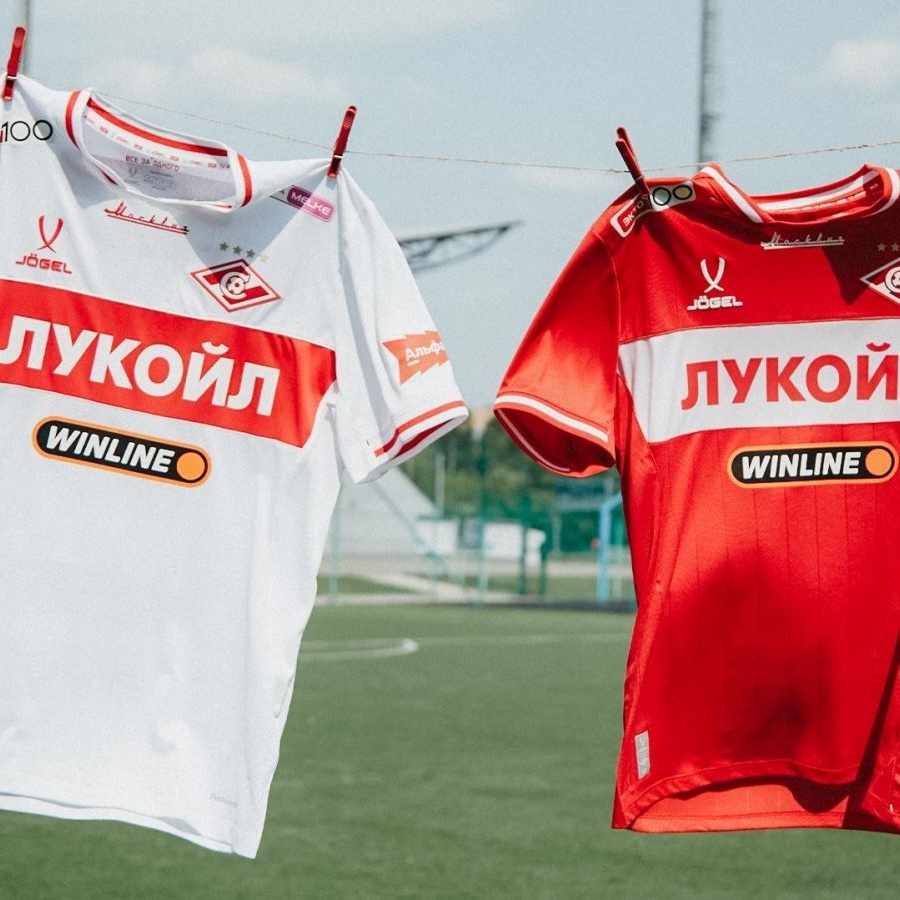     Домашняя и гостевая футболки «Спартака» на сезон-2025/26