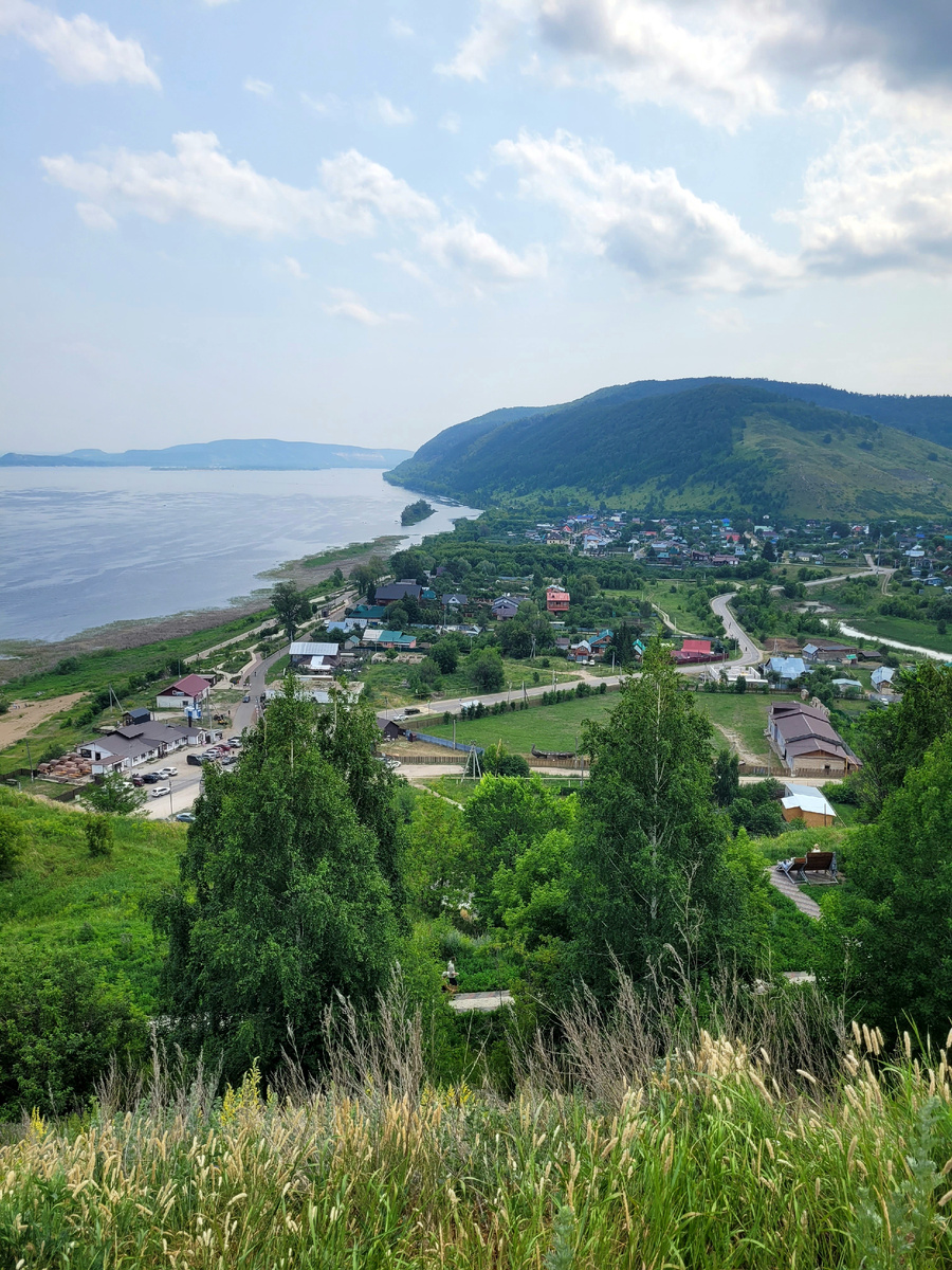 Село Ширяево, вид с горы Попова