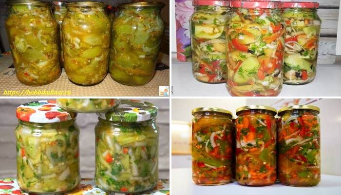 Салат из зелёных помидор на зиму. Очень вкусные рецепты — пальчики оближешь