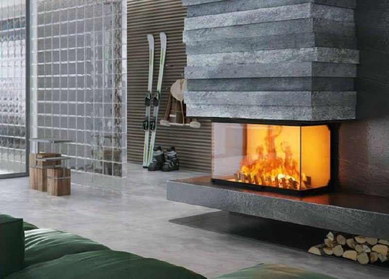 Модель камина из талькомагнезита DEKO GRAND 3D