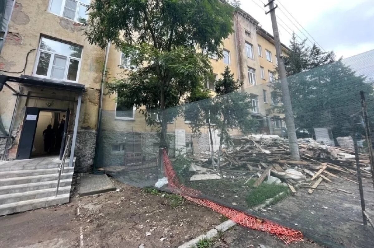    В поликлинике Горбольницы №7 в Туле проходит капитальный ремонт