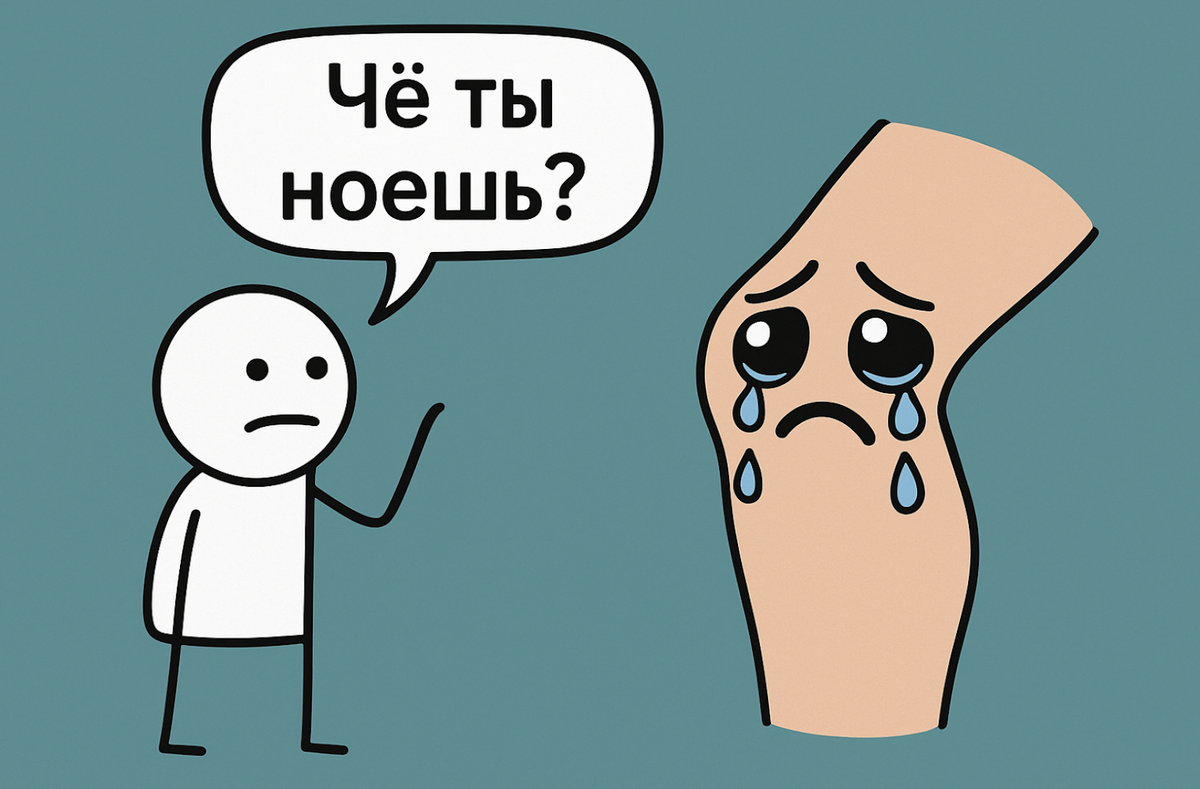 Почему колено ноет?