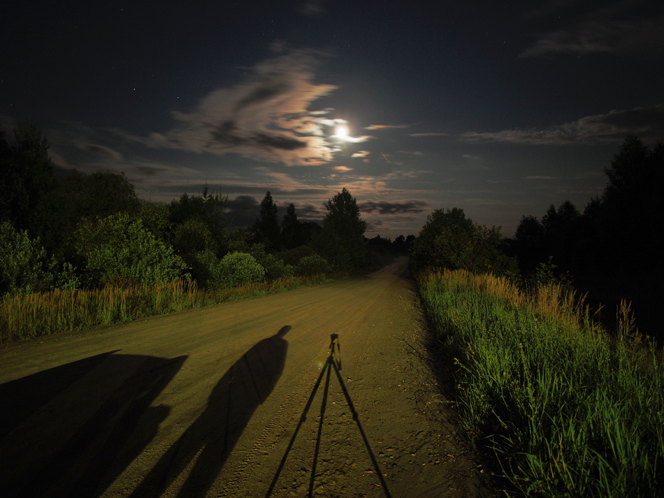 Автопортрет со штативом.