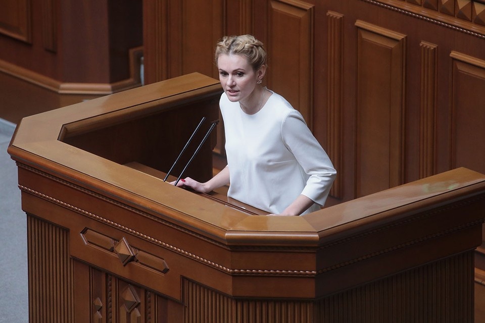 Депутат Верховной раду Украины Анна Скороход. Фото: GLOBAL LOOK PRESS