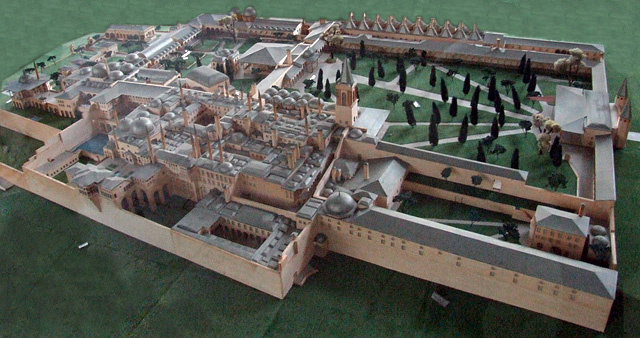 Макет дворцового ансамбля Топкапы в Стамбуле 