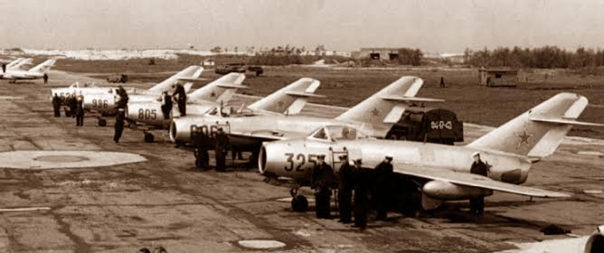 Советские летчики в Корее в 1950- 1953. Фото из Яндекса. 