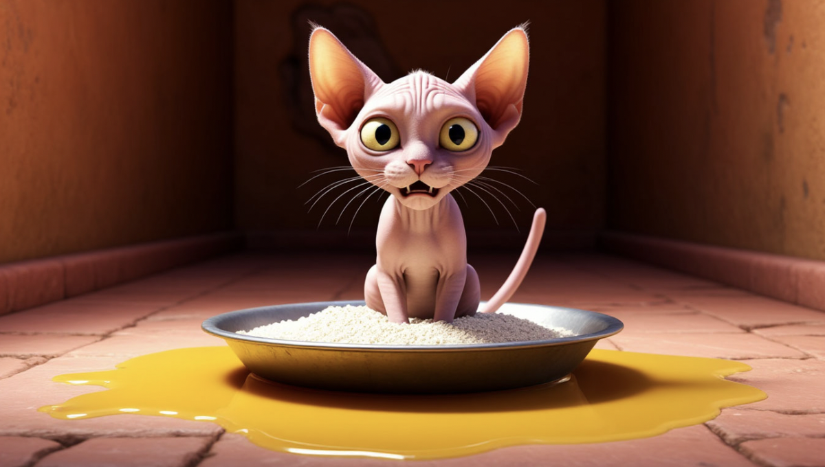 Изображение создано ИИ для канала Kote4com: всё о сфинксах