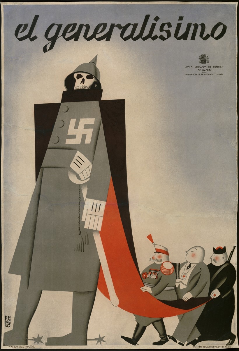Педреро. Плакат «Генералиссимус». Мадрид. 1936 г. Бумага, хромолитография. 
