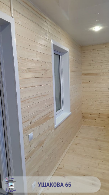 Отделка лоджии деревом от компании Дон Балкон +7 (342) 299-99-66