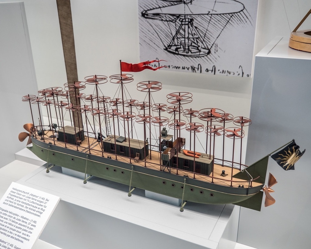 Модель "Альбатроса" в Швейцарском музее транспорта