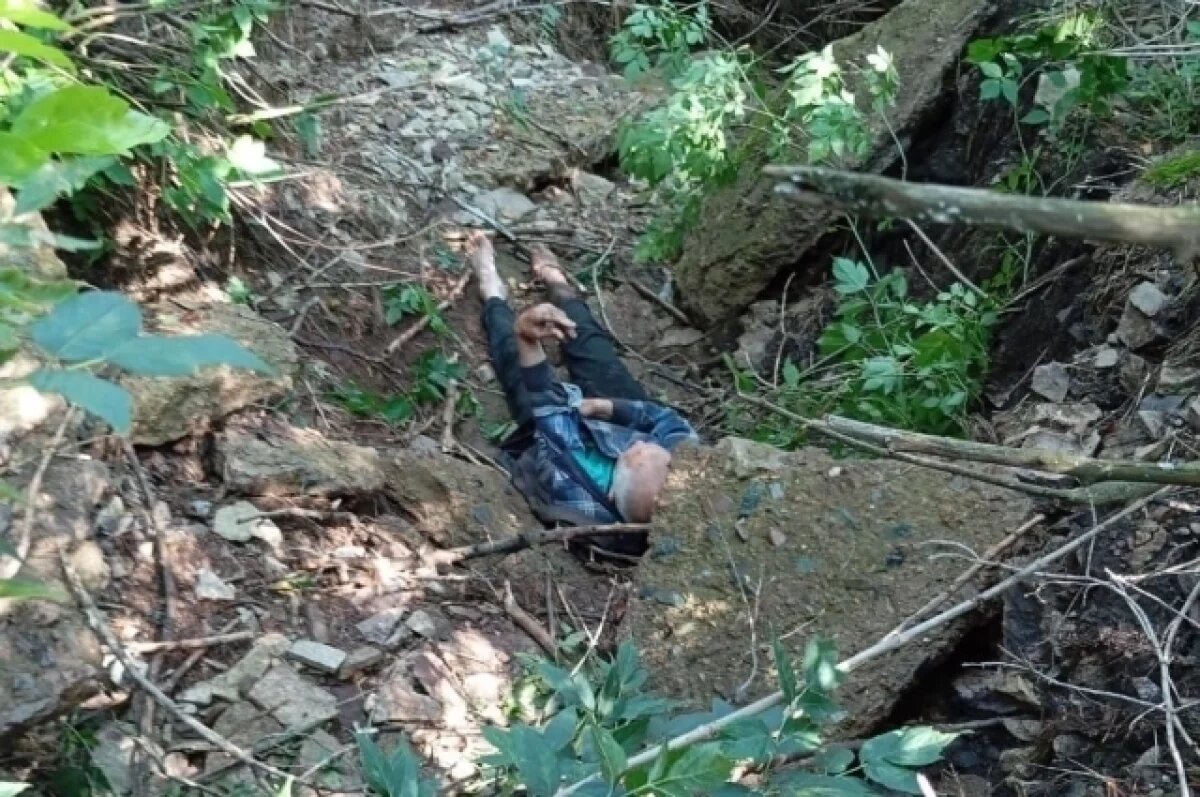    Пропавшего неделю назад мужчину в Башкирии нашли под ветками и камнями
