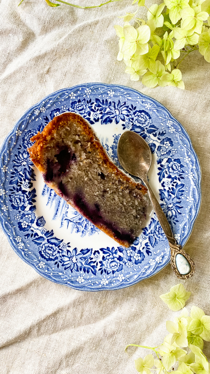 Пирог из черники