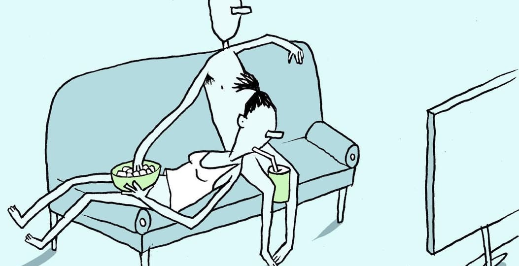 Тошнит от парней: художник из Израиля создает уютные, смешные рисунки на взрослые темы – о желаниях и радостях