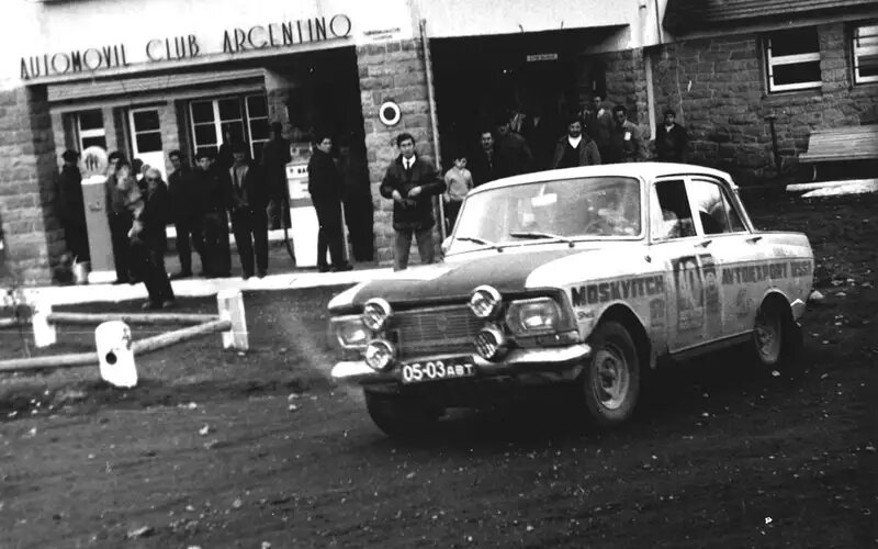 Москвич-412 а Аргентине в 1970 году.