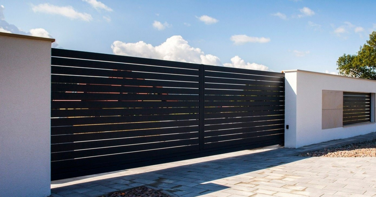 На фото представлен наш реализованный объект. Ворота - Горизонтальное ранчо 