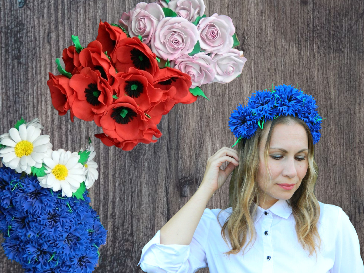 Цветочные Ободки