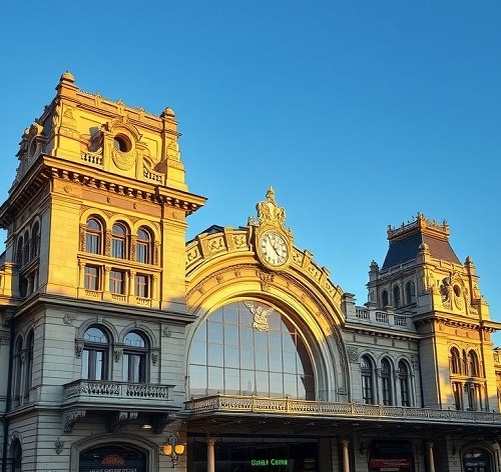 Вокзал в стиле модерн